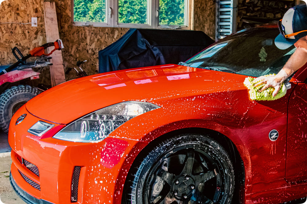 Autoreinigung vor Ort zuhause oder im Büro Service